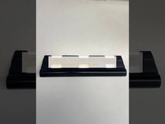 Custom Die Casting Parts ADC 12 Aluminum Hingle With Black Electrophoresis
