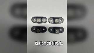 Custom Black Steel Small Parts Laser Etched